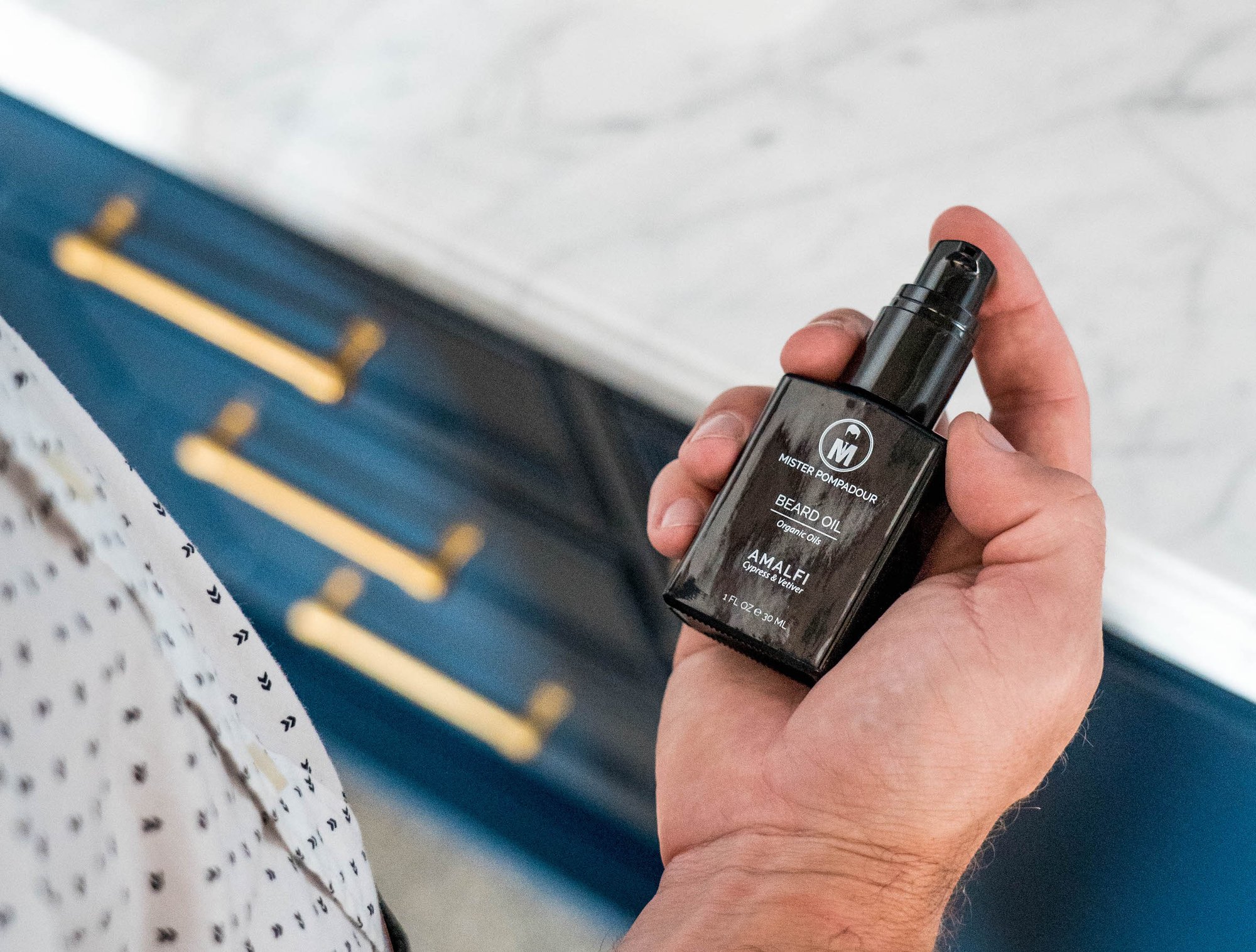 beard oil holding beard oil holding